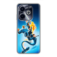 Чехол с принтом Фантастическая четверка для Infinix Hot 40i – Фантастическая четверка