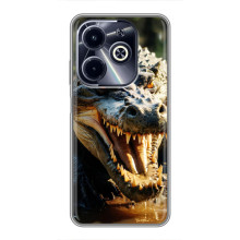 Чохол з картинкою 'Хижаки' для Infinix Hot 40i – Крокодил