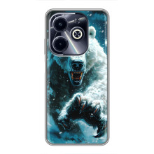Чохол з картинкою 'Хижаки' для Infinix Hot 40i – Ведмідь