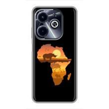 Летний Чехол на Infinix Hot 40i – Карта