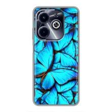 Силіконовий бампер з картинкою звірів для Infinix Hot 40i (Крила метеликів)