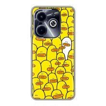 Силіконовий бампер з картинкою звірів для Infinix Hot 40i (Особливий)