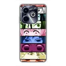 Силиконовые чехлы с глазами Anime для Инфиникс ХОТ 40i – Глаза Хашира