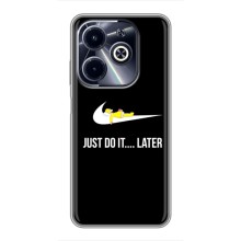 Силиконовый Чехол на Infinix Hot 40i с картинкой Nike – Later