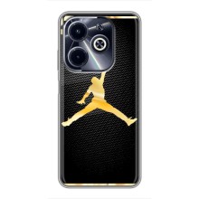 Силиконовый Чехол Nike Air Jordan на Инфиникс ХОТ 40i (Джордан 23)