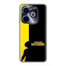 Чохол (TPU) з картинкою "Лого Пабг" на Інфінікс ХОТ 40i – Battlegrounds