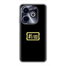 Чохол (TPU) з картинкою "Лого Пабг" на Інфінікс ХОТ 40i – ТОП 1