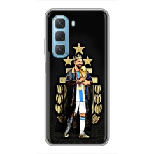 Чехлы для Infinix Hot 50 5G (Leo чемпион) (AlphaPrint) (Месси Король)