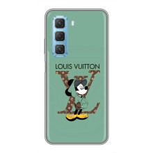 Чехлы Луи Витон для Infinix Hot 50 5G (AlphaPrint - LOUIS VUITTON) (Микки Маус LV)