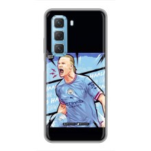 Чехлы с футболистом Ерлинг Холанд для Infinix Hot 50 5G (AlphaPrint) (гол Эрлинг Холланд)
