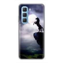 Чехлы с изображением разных животных для Infinix Hot 50 5G (Лошадь)