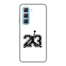 Чехлы для Infinix Hot 50 5G - с картинкой JORDAN (AlphaPrint) (Jordan 23)
