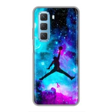Чехлы для Infinix Hot 50 5G - с картинкой JORDAN (AlphaPrint) (Яркий Джордан)