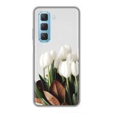 Чехлы с картинкой (Тюльпаны) на Инфиникс Хот 50 5G – Букет тюльпанов