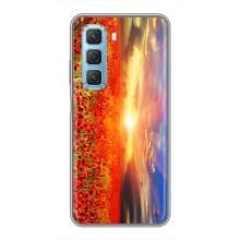 Чехлы с картинкой (Тюльпаны) на Инфиникс Хот 50 5G – Поле тюльпанов