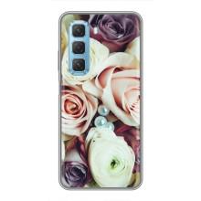 Чехлы с принтом Розочки для Infinix Hot 50 5G – Букет РОЗ