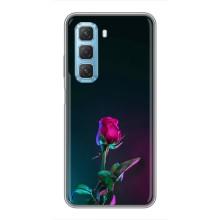 Чехлы с принтом Розочки для Infinix Hot 50 5G – Ночная роза