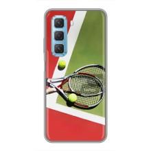 Чехлы с принтом Спортивная тематика для Infinix Hot 50 5G – Ракетки теннис