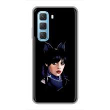 Чехлы с принтом Уэнсдей на Infinix Hot 50 5G – Милая Уэнсдей