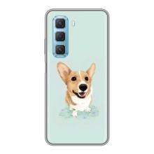 Чехлы с собаками для Infinix Hot 50 5G (VPrint) (Корги)