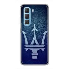 Чехлы с тематикой "Крутые машины" на Infinix Hot 50 5G – Лого Maserati