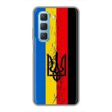 Чехлы УПА (Красно-Чёрный) на Infinix Hot 50 5G – Флаг УПА