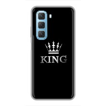 Чохол (Корона на чорному фоні) для Ініфінікс Хот 50 5G (KING)