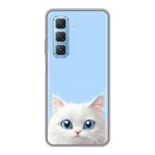Чохол на тематику: Коти для Infinix Hot 50 5G – Білий кіт