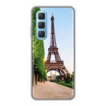 Чехол Эйфелева Башня для Infinix Hot 50 5G - (AlphaPrint) (Дорога в Париж)