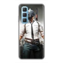 Чохол з картинкою "Герой Pubg" на Infinix Hot 50 5G (Пабг)