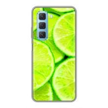 Чехол с изображением  вкусной еды для Infinix Hot 50 5G – Лайм