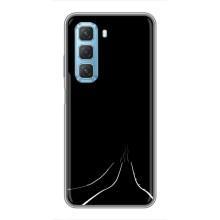 Чехол с картинками на черном фоне для Infinix Hot 50 5G – Дорога