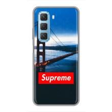 Чехол для Infinix Hot 50 5G с картинкой Supreme (AlphaPrint) – Стиль Supreme