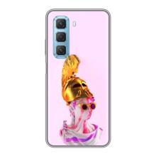 Чехол с Прикольным принтом на Infinix Hot 50 5G (АРТ Статуя)