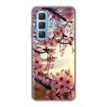 Чохол з картинкою Сакури на Infinix Hot 50 5G – Квітуча сакура