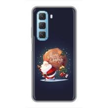 Чехол Санта Клаус для Infinix Hot 50 5G (Подарки от Санты)