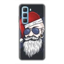 Чехол Санта Клаус для Infinix Hot 50 5G (Рождественский МЕН)