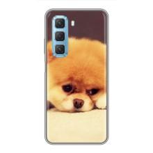 Чехол (ТПУ) Милые собачки для Infinix Hot 50 5G (Померанский шпиц)