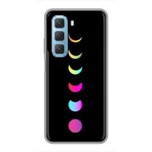 Чехол (ТПУ) с планетами на Infinix Hot 50 5G – Полнолуние