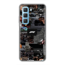 Чохол Формула1 на Infinix Hot 50 5G – Колаж ф1