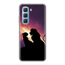 Чехол Король лев на Инфиникс Хот 50 5Джи (Симба и Налу)