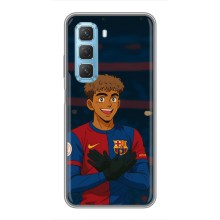 Чехол с футболистом Ламин Ямаль Infinix Hot 50 5G (Футболист Ямал)