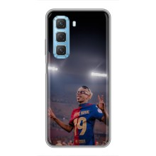 Чехол с футболистом Ламин Ямаль Infinix Hot 50 5G (Ямаль на стадионе)