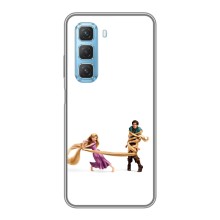 Чехол Рапунцель для Infinix Hot 50 5G (Рапунцель и Флин)