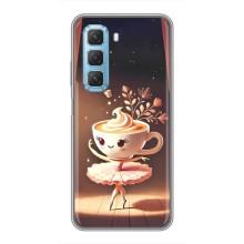 Чохол з мемом Тралалело тралала на Infinix Hot 50 5G – Балерина капучина