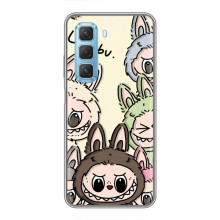 Чохол з Лабубу на Infinix Hot 50 5G – Колаж Лабубу