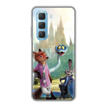 Чохол Зоотрополіс на Infinix Hot 50 5G – Нік Джуді і змія