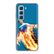 Чохол з принтом Фантастична четвірка для Infinix Hot 50 5G – Людина-факел