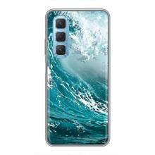 Летний Чехол на Infinix Hot 50 5G – Морская волна