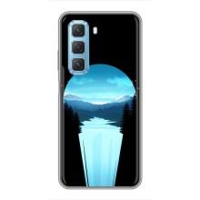 Летний Чехол на Infinix Hot 50 5G – Синий Водопад